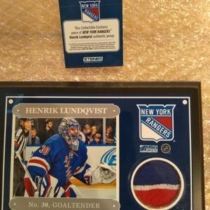 OFFICIAL HENRIK LUNQVIST PLAQUE